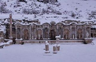 Karlar altında bir masal diyarı Sagalassos