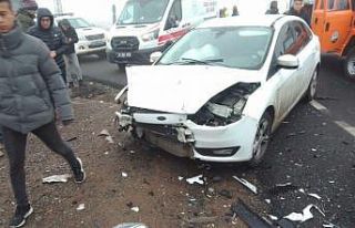 Kars’ta trafik kazası: 1 yaralı