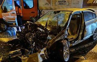 Kartal sahil yolunda kaza: 1’i ağır 6 yaralı