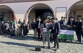 Kastamonu Üniversitesi öğrencileri, Filistin için...