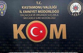 Kastamonu’da 29 bin 900 adet doldurulmuş makaron...