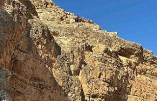 Kayalıklarda mahsur kalan keçi böyle kurtarıldı