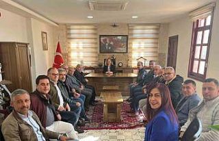 Kaymakam Doğru mahalle muhtarlarını ağırladı