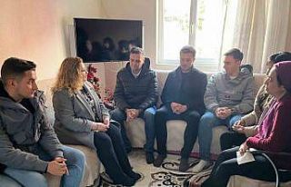 Kaymakam Doğru şehit ailesini yalnız bırakmadı