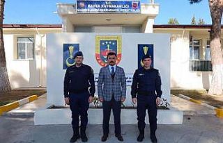 Kaymakam Soysal’dan Narince jandarma karakoluna...