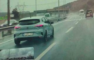 Kazaya sebebiyet verdi, arkasına bile bakmadan yoluna...