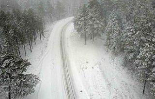Kazdağları’nda kar yağışı yoğunlaştı, eşsiz...