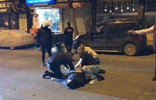 Kediye çarpmamak için manevra yapan sürücü kaza...