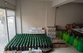 Koçarlı’daki depoda sahte ürünler ele geçirildi