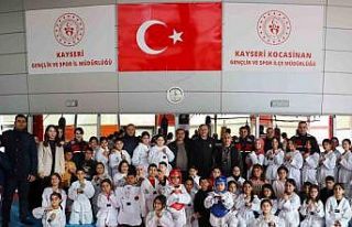 Kocasinan Jandarma ERVA Spor Okulu’na ziyaret