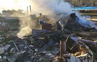 Konya’da çıkan yangında karı koca hayatını...