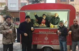 Kütahya Vakıflar Bölge Müdürlüğü çorba ikramı...