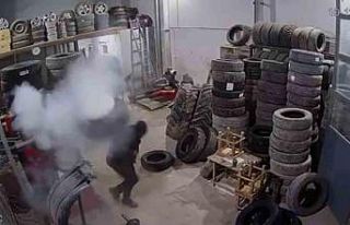 Lastik tamiri kâbusa dönüşüyordu: İşçiler...