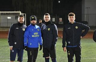 Lider Söğütspor zorlu maçın hazırlıklarını...
