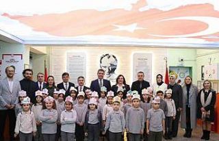 Liseli öğrencilerden ilkokul öğrencilerine fanus...