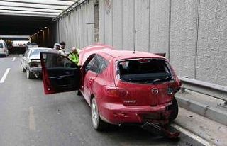 Malatya’da altgeçitte zincirleme kaza: 2 yaralı