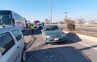 Malatya’da iki araç çarpıştı, 1 yaralı