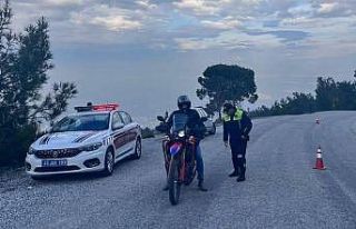 Manisa’da 7 motosiklet trafikten men edildi