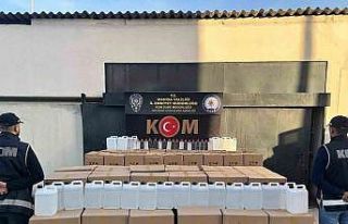 Manisa’da binlerce litre kaçak alkol ele geçirildi