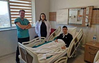 Manisa’da ilk defa çocuk hastaya deri nakli uygulandı