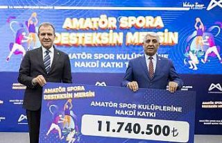 Mersin Büyükşehir Belediyesi, 270 kulübe 11 milyon...