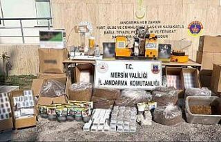 Mersin’de 73 bin 500 adet kaçak makaron ele geçirildi