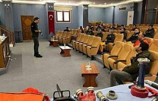 Mersin’de yangın gönüllülerine eğitim verildi