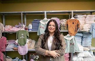 Mersinli kadın girişimci üretici stantlarından...