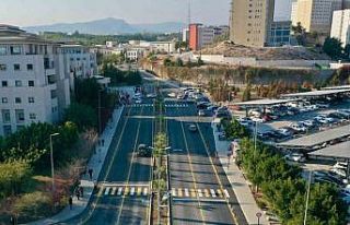 MEÜ Tıp Fakültesi Hastanesi’nin giriş yolu yenilendi