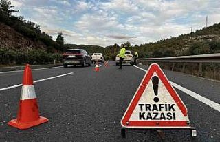 Milas’taki kazada motosiklet sürücüsü yaralandı