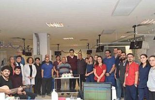 Muğla’daki hastanede yeni yıl diyaliz etkinliği...
