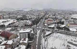 Muş’un mest eden kış manzaraları havadan görüntülendi