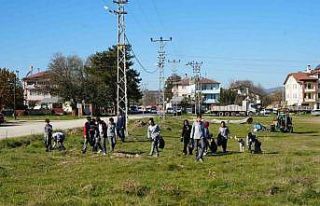 Ortaokul öğrencilerinin projesi köyü tertemiz...