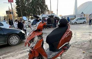 Otomobil ile motosiklet çarpıştı: 1 yaralı