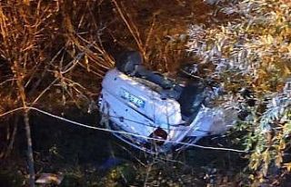 Otomobil takla attı: 1 yaralı