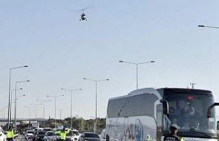 Otoyolda ’cayrokopter’le denetim: 20 araca cezai...