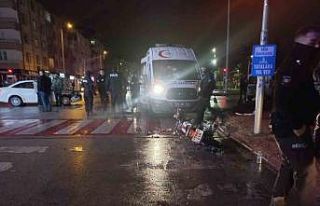 Polisten kaçan motosikletli kaza yaparak yaralandı