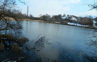 Posof’ta göller dondu