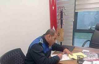 Refüje çöp atan araç KGYS kameralarıyla tespit...