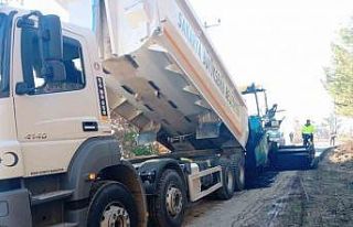 Sakarya’da şehrin en uzak noktasına asfalt atağı