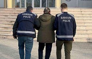 Samsun’da 17 yıl 10 ay hapis cezası ile aranan...