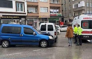Samsun’da iki ticari araç çarpıştı: 1 yaralı