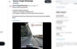 Samsun’da sürücüler, ’fermuar sistemi’ ile...