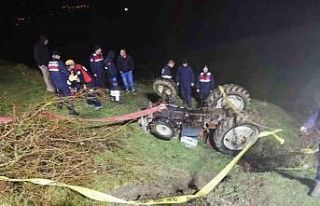 Samsun’da traktör devrildi: 1 ölü