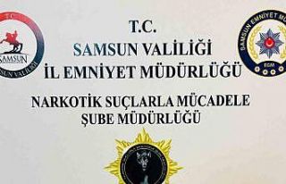 Samsun’da uyuşturucu operasyonuna 2 gözaltı