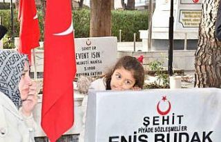Şehit Enis Budak mezarı başında anıldı
