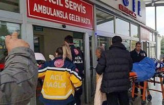 Şehit konvoyundaki kazada yaralanan hamile kadın...