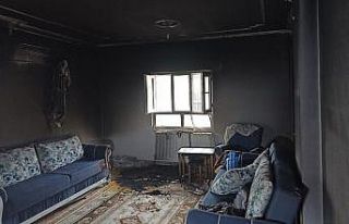 Siirt’te çıkan yangında bir ev kül oldu