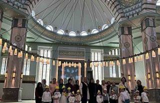 Sincanlı miniklerden Millet Camii’ne ziyaret