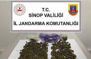 Sinop’ta yolcu otobüsünden uyuşturucu çıktı
